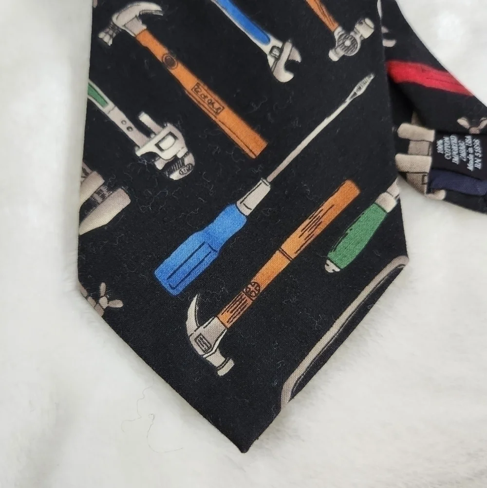 Tango By Max Raab Tool Time Mechanic Home Improvement Necktie Tie